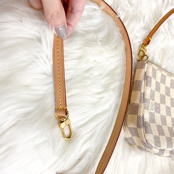 LV Pochette Accessoires Damier Azur+shoulder strap - Picture 10 of 12